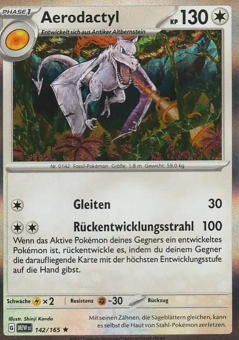 Pokemon Karte aus dem Set 151