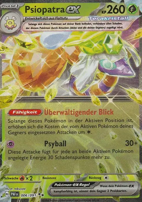 Pokemon Karte aus dem Set Paldeas Schicksale