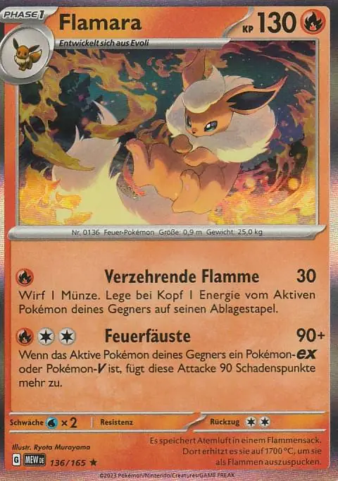 Pokemon Karte aus dem Set 151